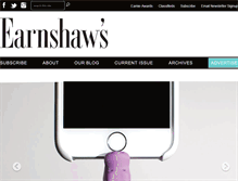 Tablet Screenshot of earnshaws.com